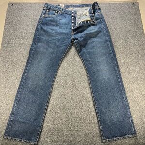 Levi’s 501 Original Fit Men's Blue Stretch Jeans Size 40 x 34 Button Fly NWT